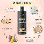 Organic - Vanilla Full Body Massage Oil - No Stain & Non-Sticky | - Image 3