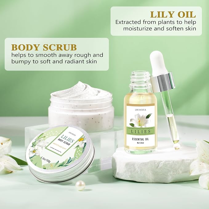 Gifts for Women, Birthday Gifts for Women, Lilies Self Care Set, Christmas - Image 3