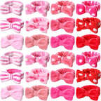 WILLBOND 24 Pieces Spa Headband Bulk Skincare Headbands Face Wash Makeup by Willbond+Technology+Limited