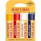 Burt's Bees Lip Balm, Strawberry, Coconut and Pear, and Vanilla Bean Pack - Image 8