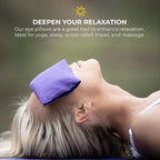 Sunshine Yoga 4-Pack Scented Sateen Eye Pillows, Low-Luster, 9’’ x 4’’ Flaxseed - Image 6
