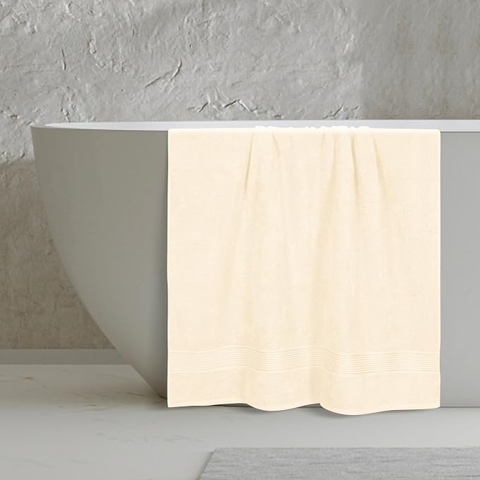 Belizzi Home Cotton 2 Pack Oversized Bath Sheet 35x70, Large Bath Sheet - Image 4