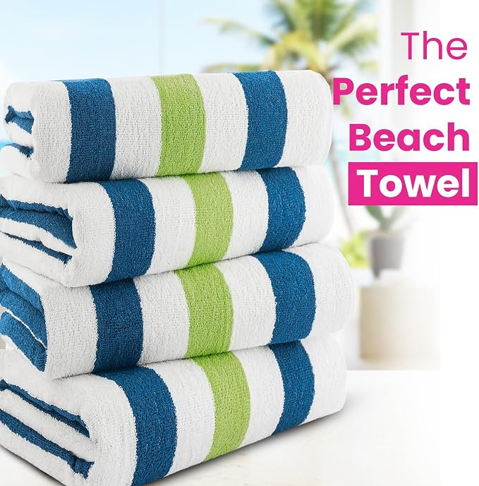 CASA COPENHAGEN Monaco Beach Towels Designed in Denmark Rough and Tough - Image 2