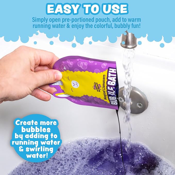 Tub Works® Magical Kids Bubble Bath, Variety 12 Pack | Creates Colorful Water & - Image 5