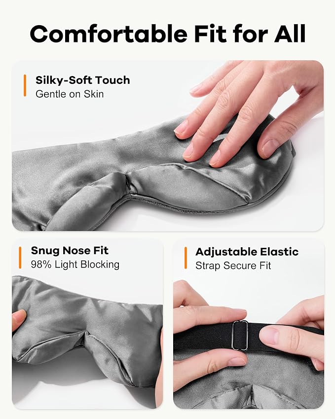 FACEMOON Heated Eye Mask for Dry Eyes: Electric Warm Compress for Blepharitis - Image 6