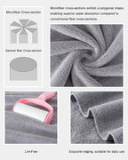 sakano Microfiber Bath Towel Set Ultra Soft Absorbent Speedy Drying Fade - Image 3