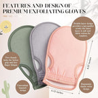 Gilprop 3 Pcs Korean Exfoliating Gloves - Image 3