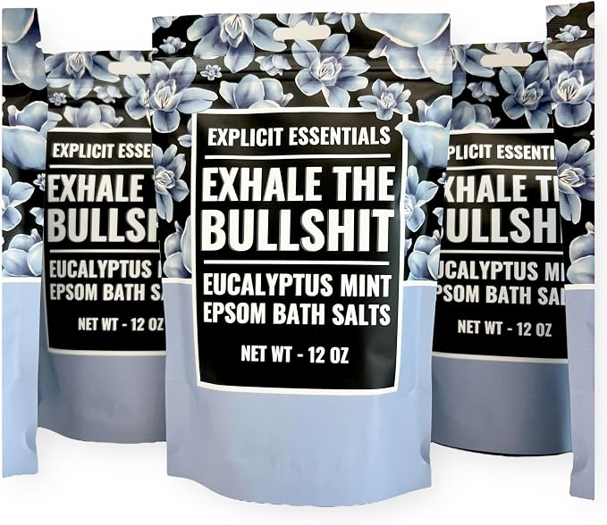 Explicit Essentials Eucalyptus Mint Epsom Bath Salts, Relaxing Aromatherapy - Image 8