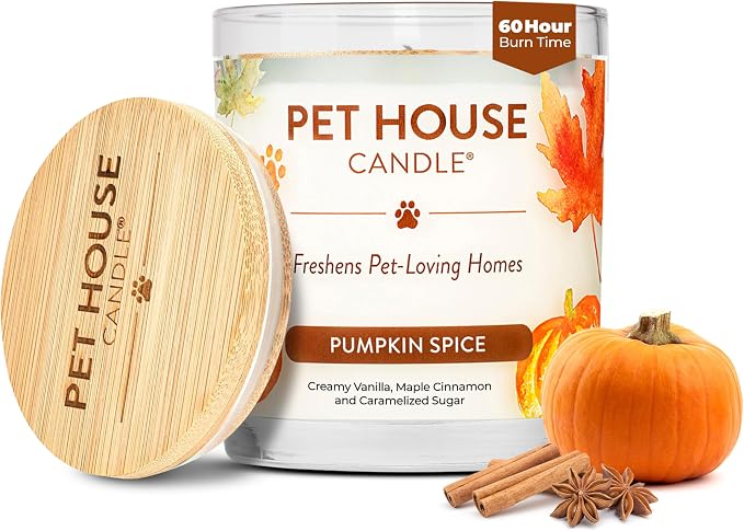 One Fur All Pet House Fall Candles, Long Lasting, Clean Burning, Soy Wax by OneFurAll