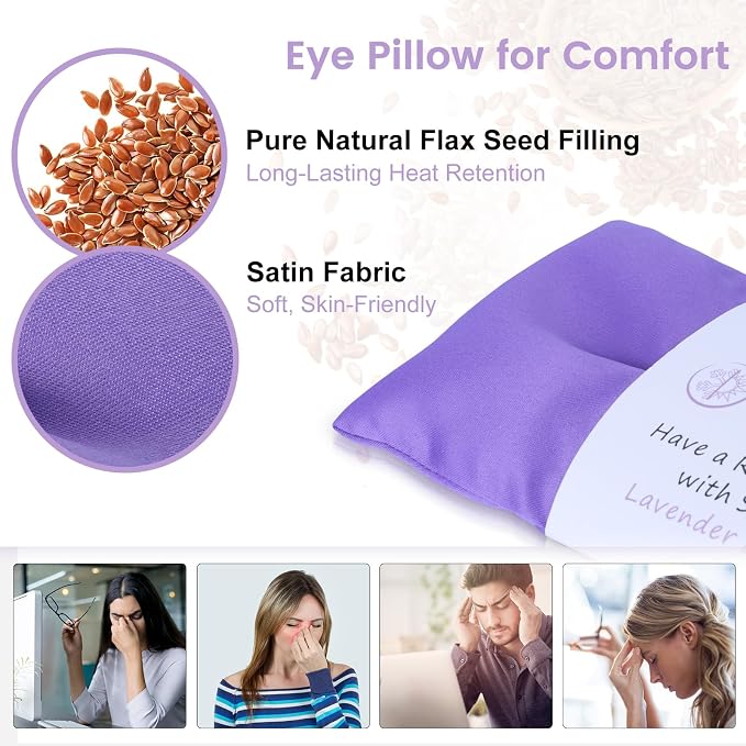 SuzziPad Lavender Eye Pillows for Relaxation - Image 2