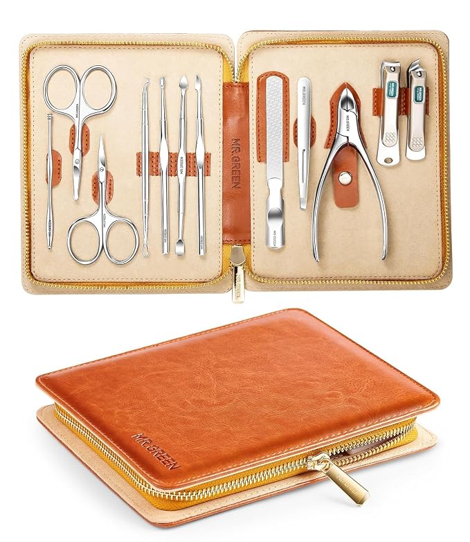 MR.GREEN 12-in-1 Manicure & Pedicure Set – Professional German Stainless Steel by MRGREEN