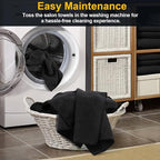 UNIMADE Salon Towels 48 Pack, Microfiber Barber Towel Bulk, Fast Drying Hair - Image 5