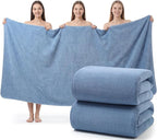 REDKISS Pack of 2 Jumbo Bath Sheets, 40 x 80 Inches Microfiber Bath Towels by REDKISSOnline