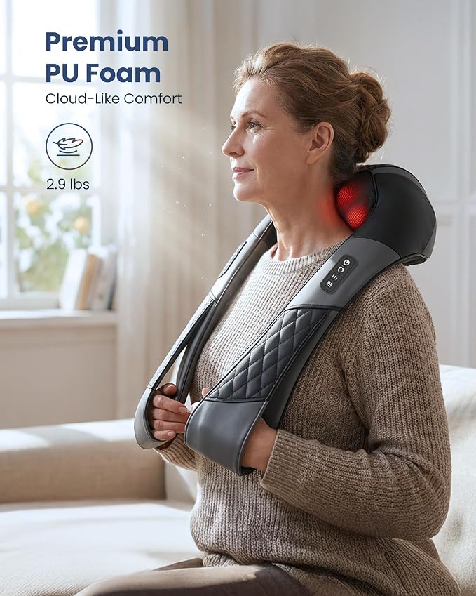 COMFIER Cordless Neck Massager, Shiatsu Shoulder Massager - Image 4