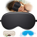 TOPOINT Silk Sleep Mask Light Blocking, 3-in-1 Cooling Heated Eye Mask by TOPOINT
