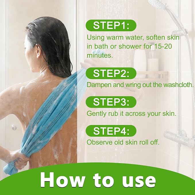 4 Pcs Korean Exfoliating Washcloth - Image 5