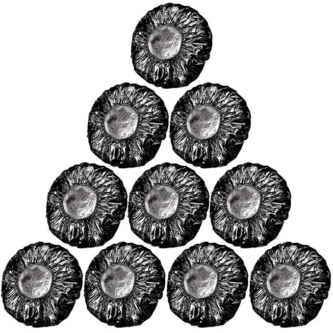 12 Pieces Deep Conditioning Caps Aluminum Foil Reusable Hair Processing Hair - Image 6