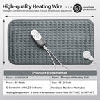 Heating Pad for Pain Relief – 12"x24" Moist/Dry Heat for Back, and Cramps - Image 8