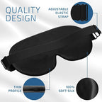Jersey Slumber 100% Silk Sleep Mask - Image 4