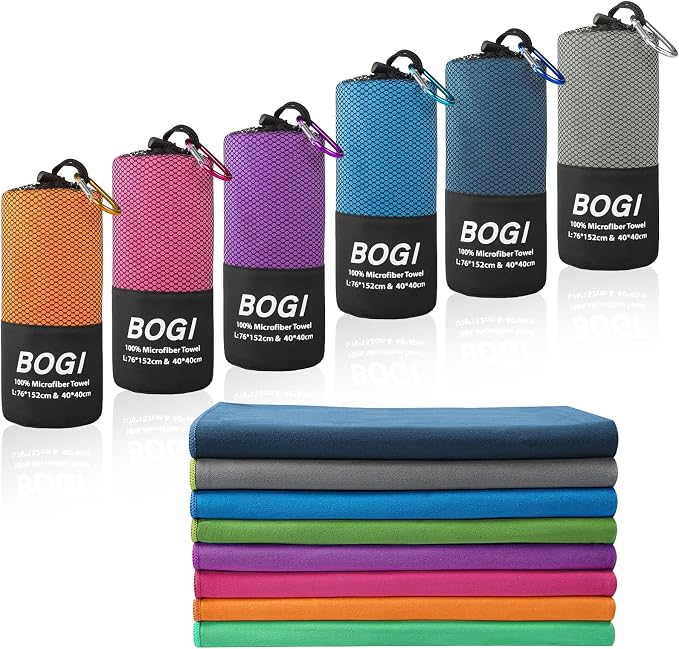 BOGI Microfiber Travel Sports Towel-Quick Dry Towel, Soft Lightweight by BOGI