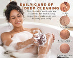 2 Pack African Net Sponge Exfoliating Body Scrubber Bath Sponge - Image 5
