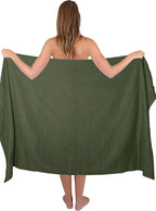 Belizzi Home Premium Cotton Oversized 2 Pack Bath Sheet 35x70-100% Pure Cotton - Image 5