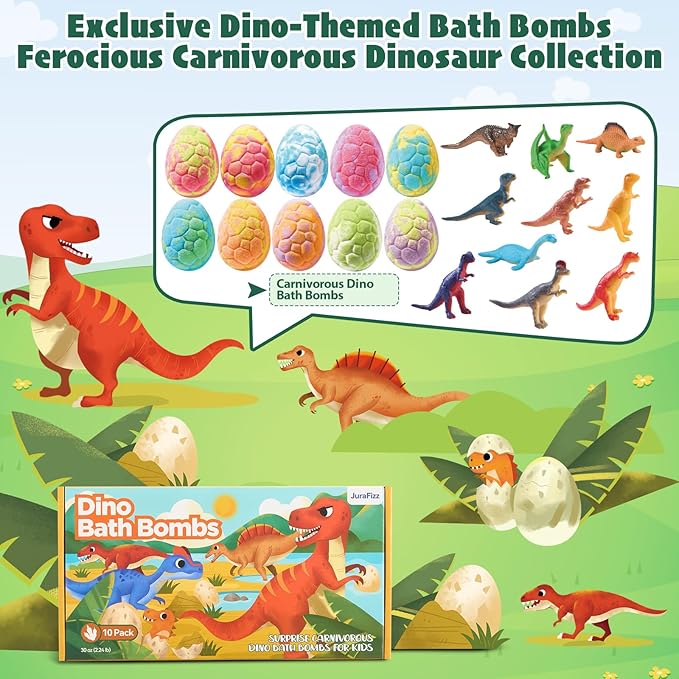 Dinosaur Bath Bombs for Kids - Image 2