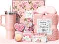 Birthday Gifts for Women Self Care Get Well Soon Gifts, Rose Relaxing Spa Gift by Qinline