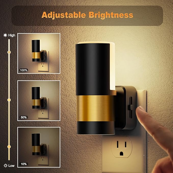 JandCase Plug in Night Light, Rotating Night Light - Image 2