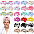 Molain 24 Pcs Spa Headband for Women Bow Hairband Adjustable Skincare Headbands by Molain