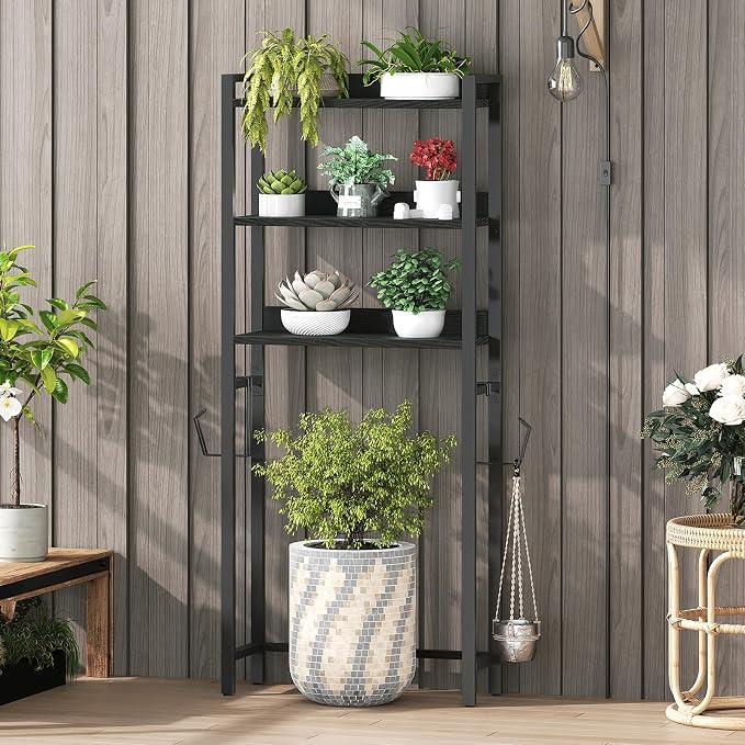 MAHANCRIS Over The Toilet Storage Rack, 3 Tier Bathroom Organizer Over Toilet - Image 8
