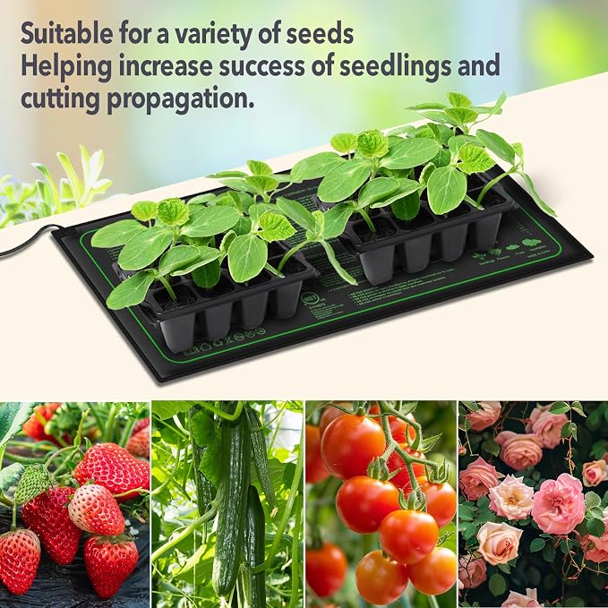 Seedling Heat Mat with ETL Listed, Warm Hydroponic Heating Pad - Image 2