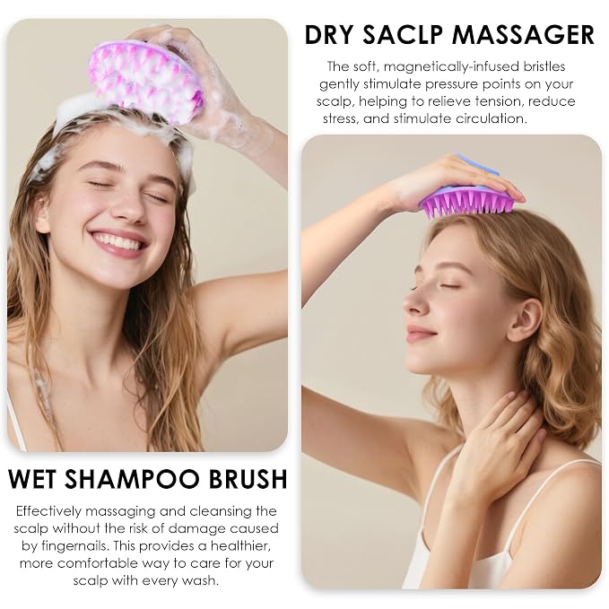 INNERNEED Magnetic Silicone Scalp Scrubber - Image 4
