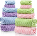 Gilprop 12 Pcs Soft Bath Towels Set by Gilprop