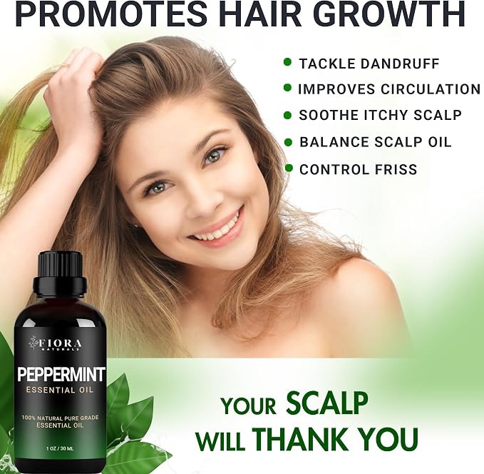 Peppermint Essential Oil by Fiora Naturals - Image 3