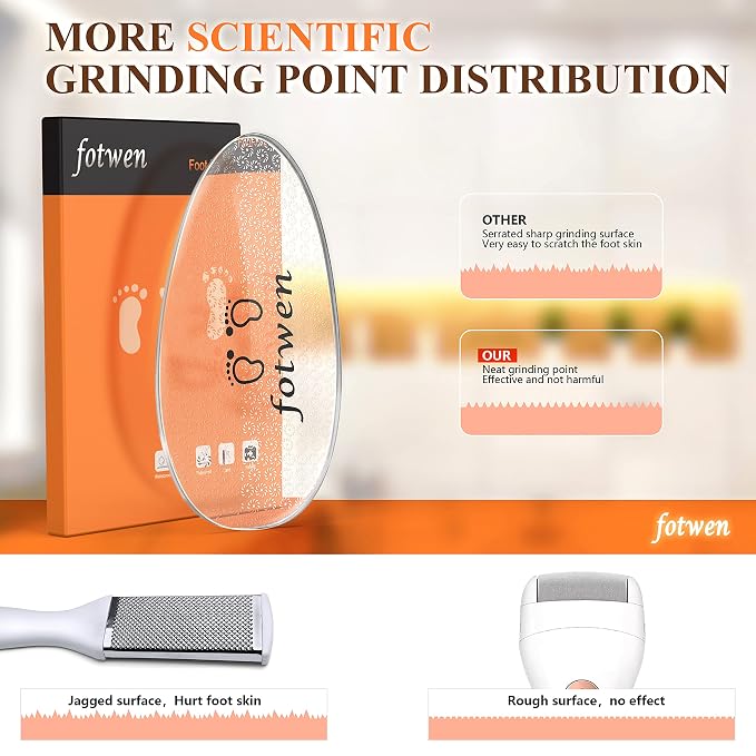 Updated 2025 Nano Foot Scrubber Callus Remover, Foot Care Pedicure Tool - Image 3