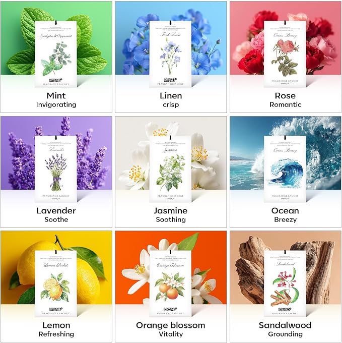 MYARO 12 Pack Jasmine Scented Sachets - Image 8
