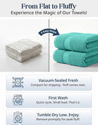 LANE LINEN 100% Cotton Bath Towel Set - Image 3