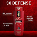 Old Spice Refreshing Body Wash for Men, 3X Defense, 24/7 Shower Fresh - Image 2