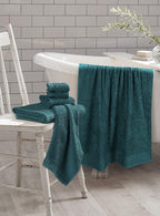 GLAMBURG 100% Cotton Ultra Soft 6 Pack Towel Set, Contains 2 Bath Towels 28x55 - Image 3