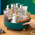 Anyoifax Makeup Perfume Organizer Tray 360 Degree Rotating Lazy Susan Skincare - Image 2