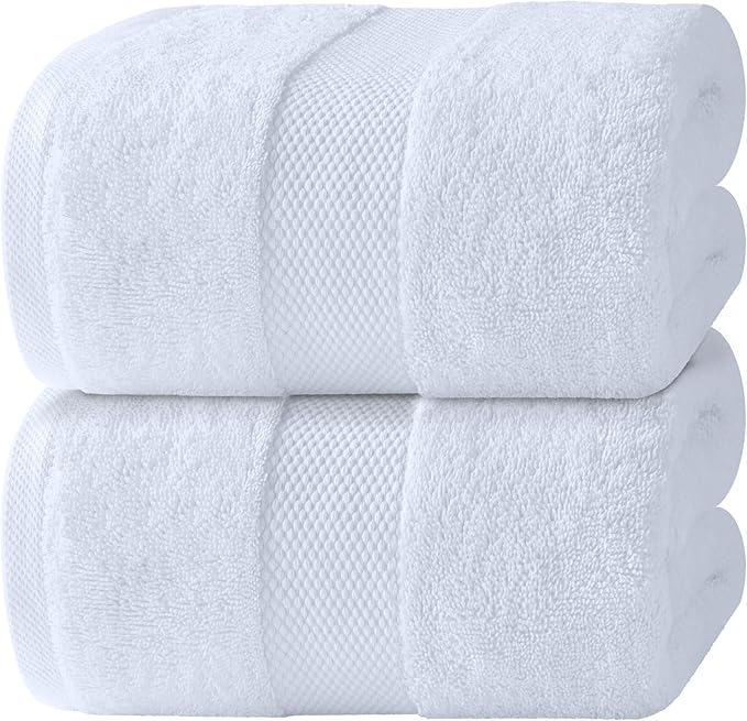 White Classic Luxury Bath Sheets Towels by WhiteClassic