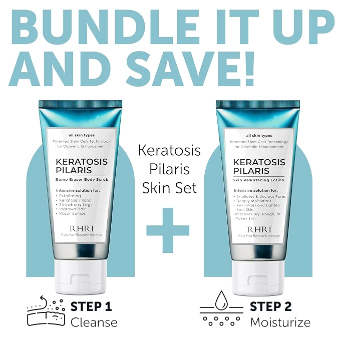 KP Bump Eraser Body Set with 10% AHA | Keratosis Pilaris Treatment | Keratosis - Image 4