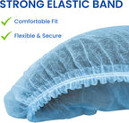 Disposable Bouffant Caps 21 Inch Non Woven Hair Net Elastic Head Cover - Image 8