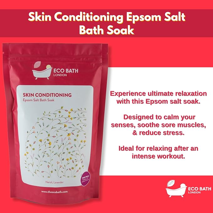 Eco Bath London Skin Conditioning Epsom Salt Bath Soak - Image 2