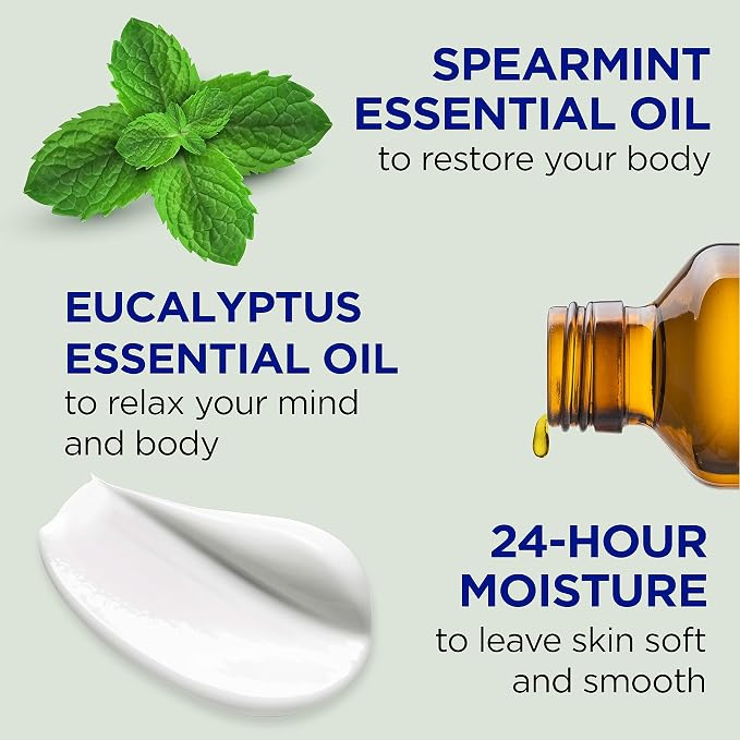Dr Teal's 24 Hour Moisture+ Body Lotion, Eucalyptus & Spearmint & Essential Oils - Image 2