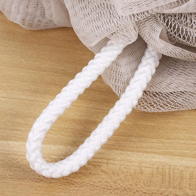 BTYMS Bath Sponge Shower Loofahs 60g Mesh Pouf Bath Scrunchies Body Wash Puff - Image 4