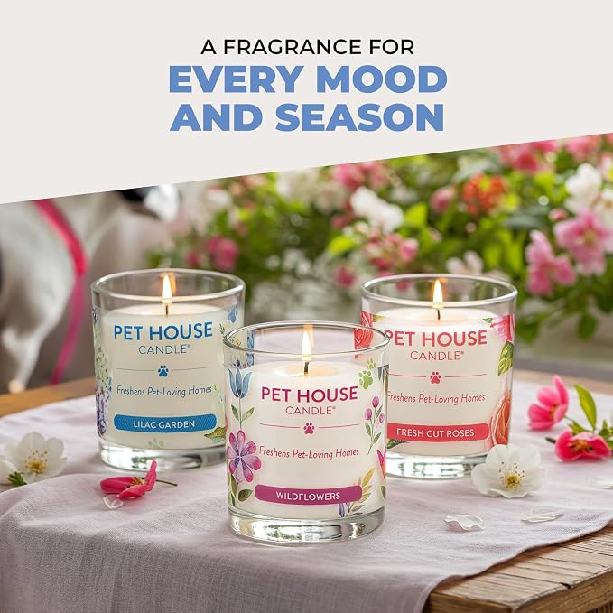 Pet House Pet Friendly Candle Plant Based Scented Candle Clean Burning - Image 8