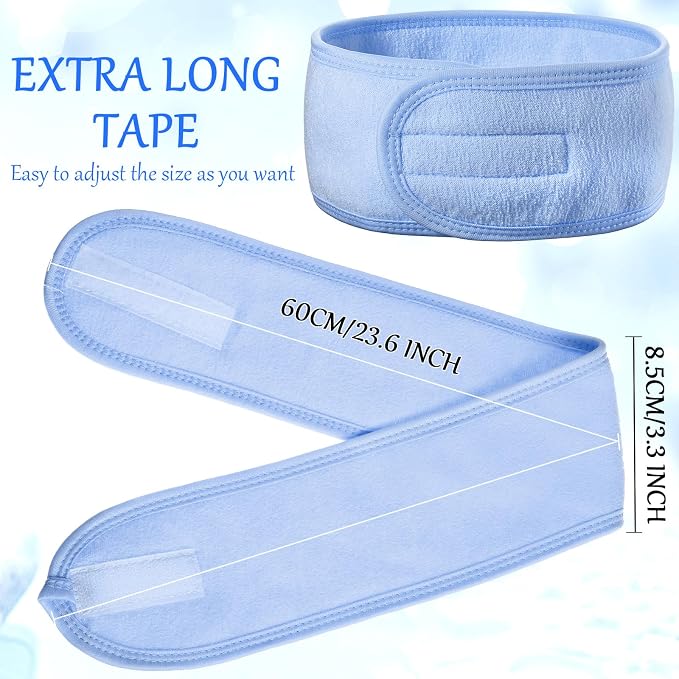 Hoteam 30 Pack Spa Headband Facial Esthetician Hair Wrap - Image 4