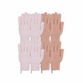 4 Pairs Exfoliating Gloves, 100% Nylon, Dual Texture Body Scrub by The+Beauty+Project